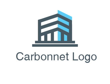 abstract building architecture logo