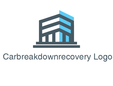 abstract building architecture logo
