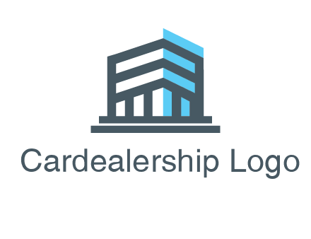 abstract building architecture logo