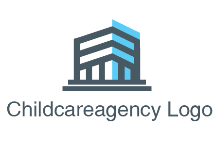abstract building architecture logo