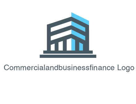 abstract building architecture logo