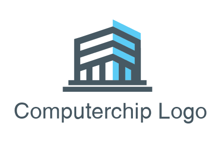 abstract building architecture logo