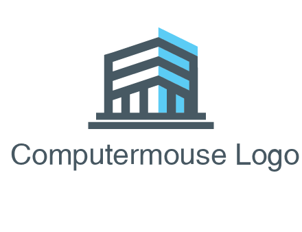 abstract building architecture logo