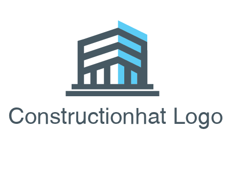 abstract building architecture logo
