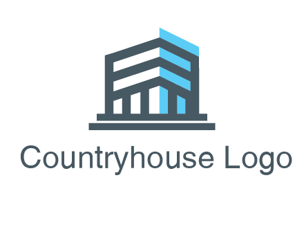abstract building architecture logo