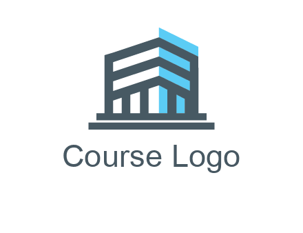 abstract building architecture logo