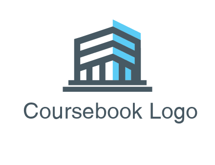 abstract building architecture logo