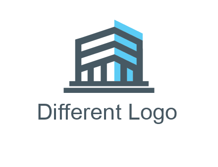 abstract building architecture logo