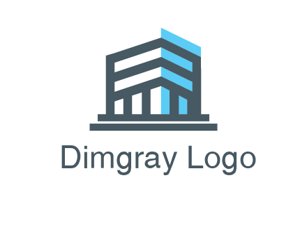 abstract building architecture logo