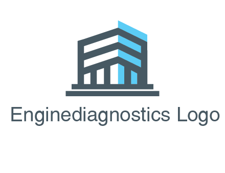 abstract building architecture logo