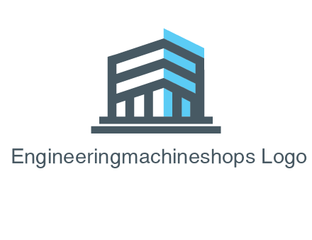 abstract building architecture logo