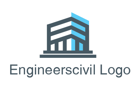 abstract building architecture logo