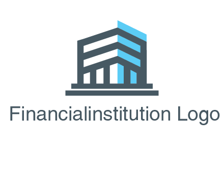 abstract building architecture logo