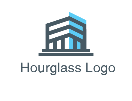 abstract building architecture logo
