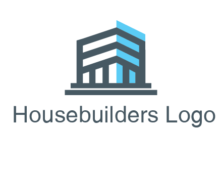 abstract building architecture logo