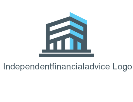 abstract building architecture logo