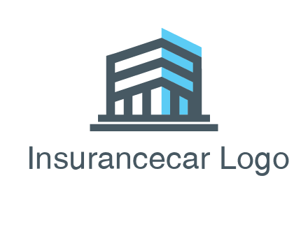 abstract building architecture logo
