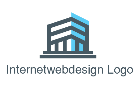 abstract building architecture logo