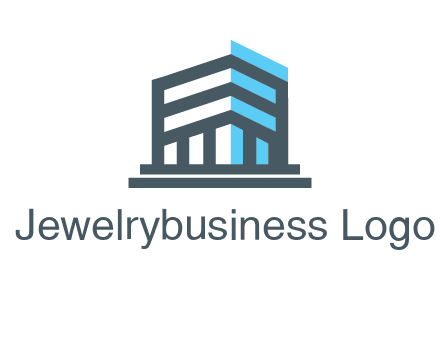 abstract building architecture logo