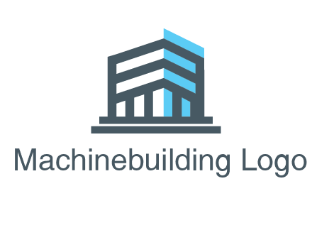abstract building architecture logo
