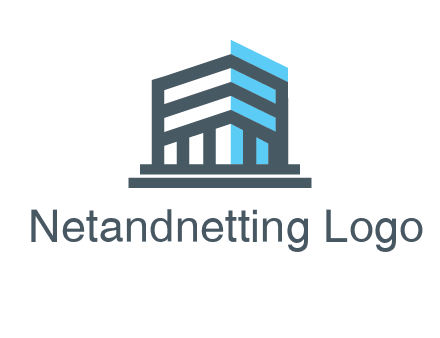 abstract building architecture logo