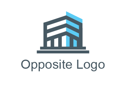 abstract building architecture logo