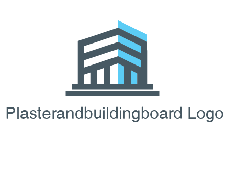 abstract building architecture logo