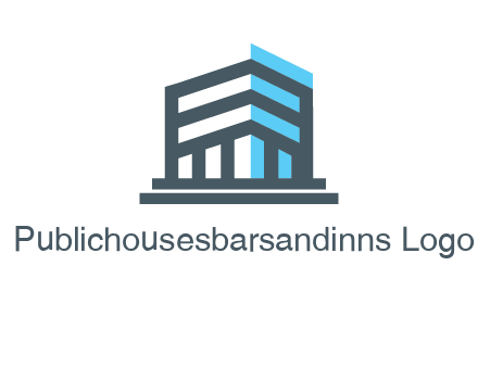 abstract building architecture logo