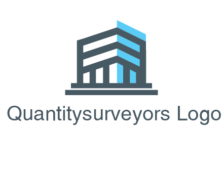 abstract building architecture logo