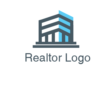 abstract building architecture logo