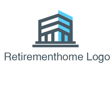 abstract building architecture logo