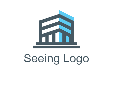 abstract building architecture logo