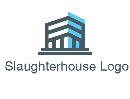 abstract building architecture logo