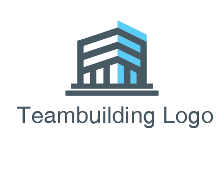 abstract building architecture logo