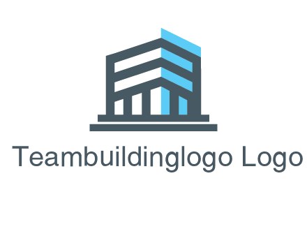 abstract building architecture logo