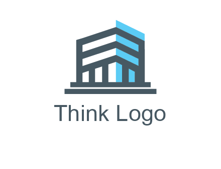 abstract building architecture logo