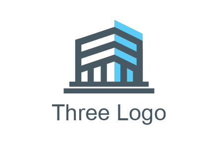 abstract building architecture logo
