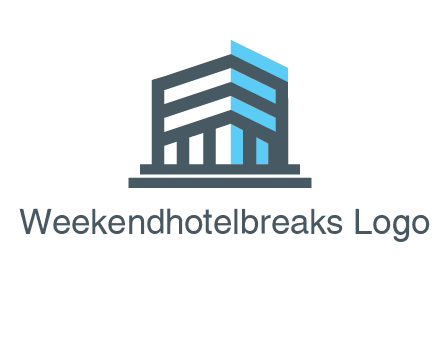 abstract building architecture logo