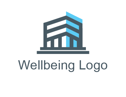 abstract building architecture logo