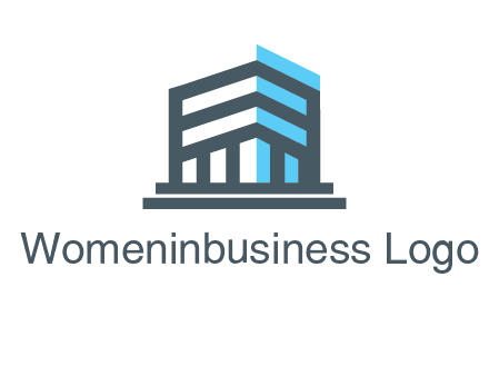 abstract building architecture logo