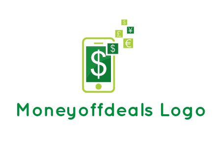 mobile icon currency logo