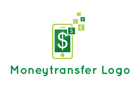mobile icon currency logo