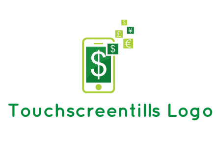 mobile icon currency logo