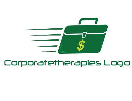 briefcase with dollar signlogo