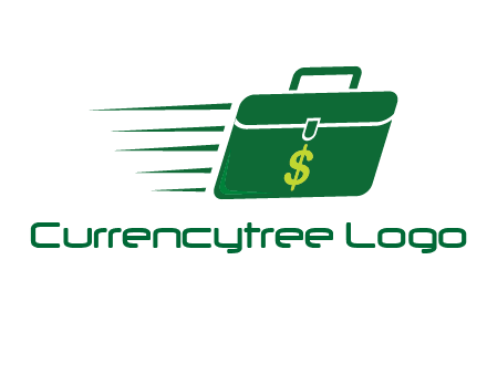 briefcase with dollar signlogo
