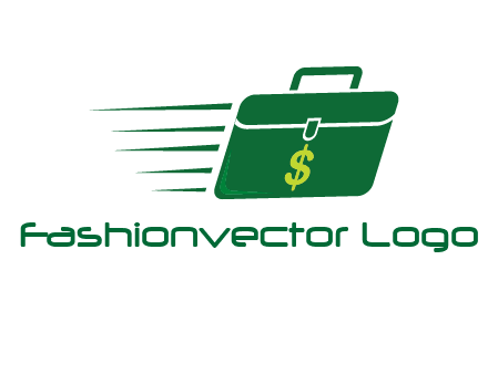 briefcase with dollar signlogo