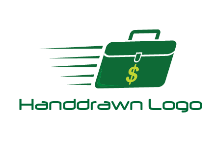 briefcase with dollar signlogo