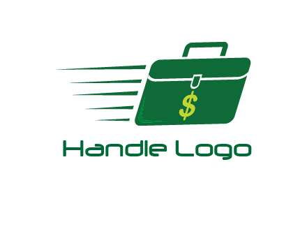 briefcase with dollar signlogo