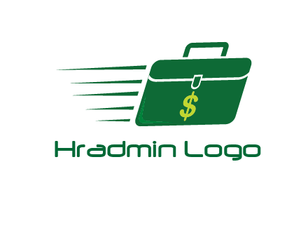 briefcase with dollar signlogo