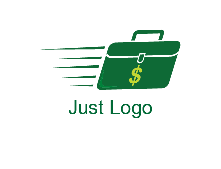 briefcase with dollar signlogo